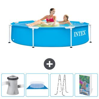 Intex Piscina Con Estructura Redonda - 244x51 Cm - 7-piezas Scb122