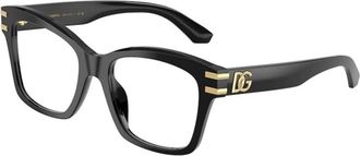 Dolce & Gabbana Square Optical Frame - Dames - Brillen - Zwart - 54 MM - Accessoires