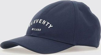 Eleventy Cappello Eleventy in twill di cotone con logo ricamato