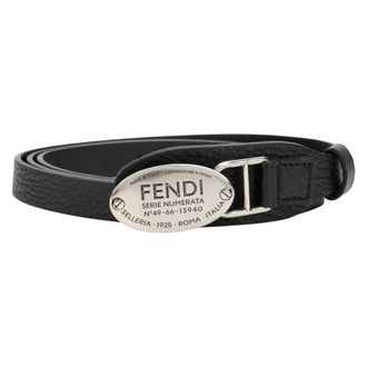 Fendi FF Belt - Accessories - Mujer - Negro - 85 CM