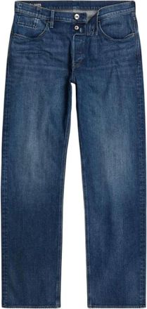 G-Star Jeans, Heren, Blauw, W34 L32, Denim, Straight Jeans