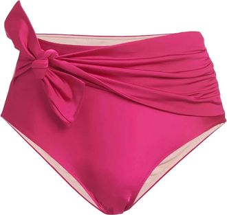 PatBo High-rise Bikini Broekje met Strik - Dames - Bikinis - Roze - XS - Badmode