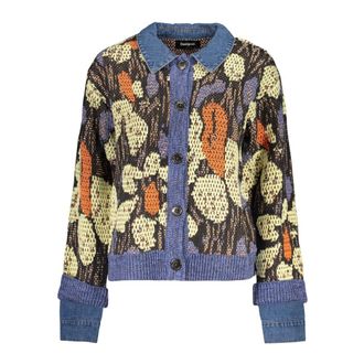 Desigual Vinil Cardigan - Dames - Truien - Blauw - Maat: S