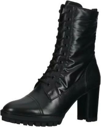 H&ouml;gl Veterschoen - Dames - Schoenen - Zwart - Maat: 39 1/2 EU Leer