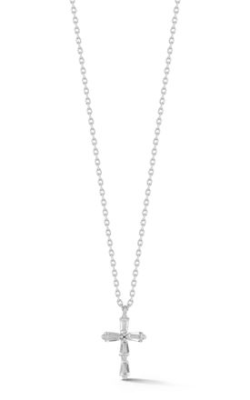 Glaze Jewelry Sterling Silver Dainty Cross Necklace