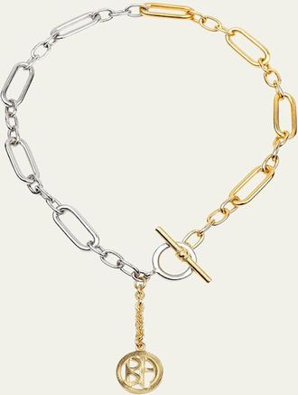 Ben-Amun Two-Tone Chain Link Necklace