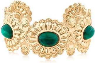 Jardin Vintage Stone Cuff Bracelet in Green/Gold at Nordstrom Rack