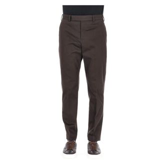 Pantaloni Torino Pantalone in gabardina di cotone archivio Rebel fit - male - PT Torino - Suit Trousers - Brown - XL - Trousers