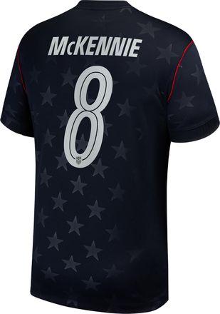 Nike Weston McKennie USMNT 2026 Stadium Away Nike Mens Dri-FIT Soccer Jersey in Blue | NN203943362-USM