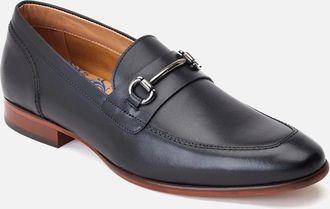 base Mens Russo Mens Buckle Loafer - Black - Size: 11
