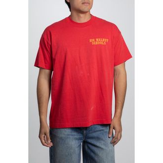 Elwood Vintage Big Walnut Schools Tee in Red at Nordstrom, Size Large
