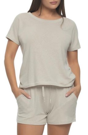Felina Lauren Short Pajamas in Pumice Stone at Nordstrom, Size X-Large