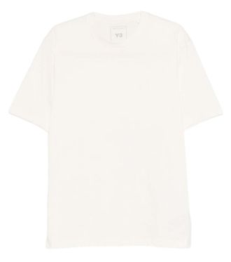 Yohji Yamamoto White Crew Neck T-Shirt