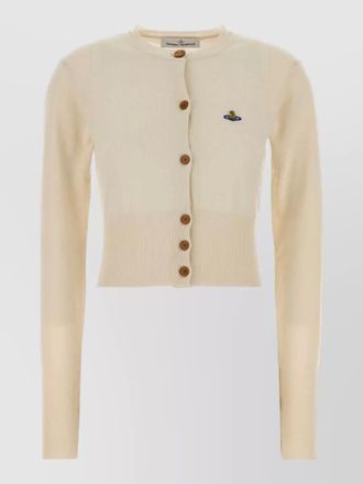 Vivienne Westwood bea cotton cardigan long sleeves crew neck