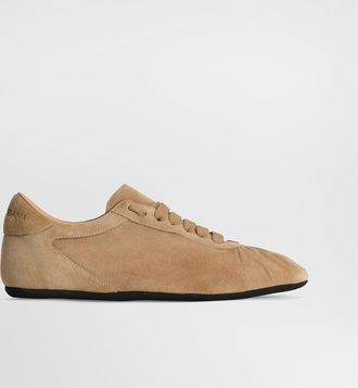Dolce & Gabbana Ballet Sneakers In Split Calfskin - Woman Sneakers 36.5