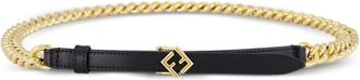 Fendi Cintura a catena FF Diamonds - Nero