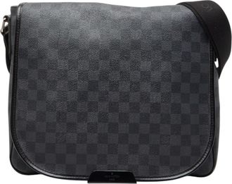 Louis Vuitton Black Pvc Leather Shoulder Bag (Pre-Owned)