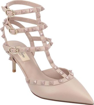 Valentino Womens Calfskin Leather Rockstud Pump (Authentic Pre-Loved)