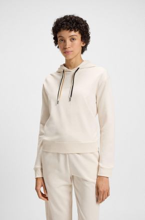HUGO BOSS CP Stripe Hoodie, mit kontrastfarbener Kordel