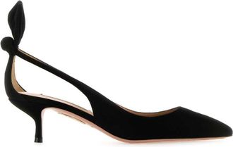 Aquazzura Black Bow Tie Pumps