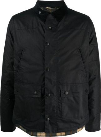 Barbour Blauwe Katoenen Reelin Jas - Heren - Zomerjassen - Blauw - L - Katoen - Jassen