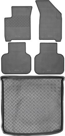 OEM Juego De Alfombrillas De Goma Para Coche Y Alfombrilla Para Maletero Para Fiat Freemont Suv (2011-2016)