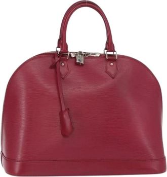Louis Vuitton Pre-owned Handbags, female, Red, Size: ONE SIZE Pre-owned Alma Hand Bag