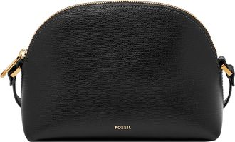 Fossil Womens Bri Leather Dome Crossbody