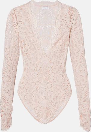 Alexandra Miro Body Ariella in pizzo trasparente