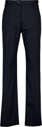 Alexander McQueen Navy Blauwe Chino Broek - Heren - Straight fit broeken - Blauw - XL - Katoen - Broeken