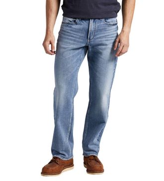 Silver Jeans Co Gordie Straight Relaxed Fit Jean In Indigo