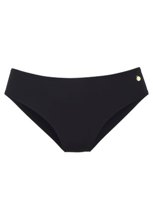 Lascana Bikini-Hose LASCANA Salsa, Damen, Gr. 34, N-Gr, schwarz, Microfaser, Recycling-Polyamid, unifarben, Badehosen Bikini-Hose, mit normalem Schnitt