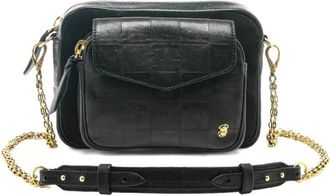 CLARIS VIROT Charly Crossbody Tas - Dames - Schoudertassen - Zwart - ONE Size - Katoen - Tassen