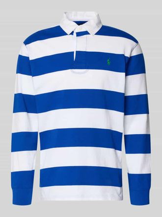 Polo Ralph Lauren Regular Fit Sweatshirt aus reiner Baumwolle Modell LS RUGBY M3 in Royal, Gr&ouml;&szlig;e XXL