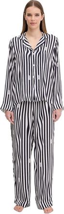DKNY Pyjamaset - Dames - Pyjama - Blauw - M - Polyester - Nachtkleding