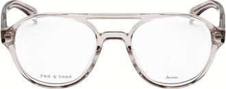 Rag & Bone Mens Beige Round Eyeglass Frames RNB7049/G-2