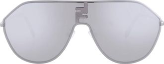 Fendi Smoke Mirror Pilot Unisex Sunglasses FE40080U 12C 65