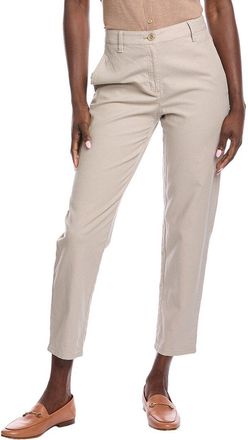 Eileen Fisher High-Waist Tapered Ankle Pant