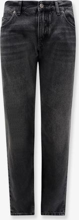 Dolce & Gabbana Pantaloni in black denim - DOLCE & GABBANA - gender_Man