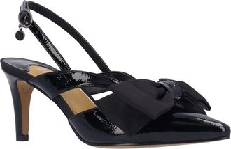 J. Rene&eacute; Morigen Slingback Pointed Toe Pump in Black at Nordstrom, Size 10.5