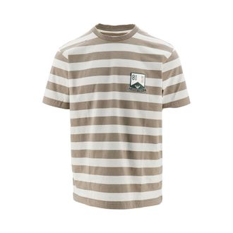Emporio Armani Striped T-shirt with EA Club patch Man S