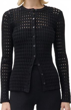 SIMKHAI Womens Mabel Cardigan In Black