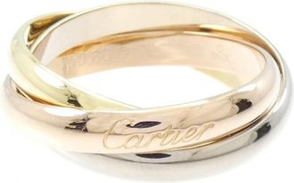 Cartier Yellow Gold (18K) Pink Gold (18K) White Gold (18K) Band Ring (Pre-Owned)