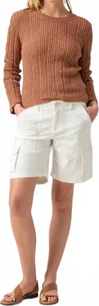 Sanctuary Reissue Cargo Short In White