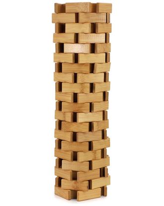 MegaChef Bamboo Wood Rectangle Bathroom Mat