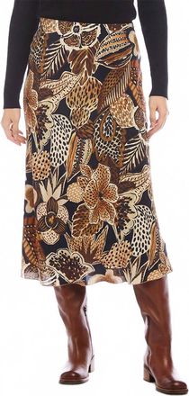 Karen Kane Dandy Girl Skirt In Multi