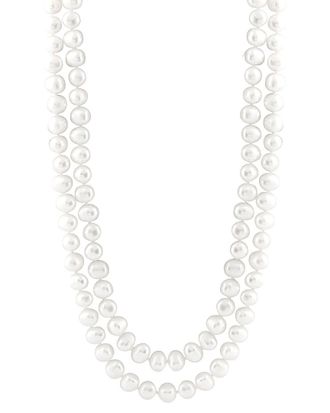 Splendid Pearls 9-10Mm Freshwater Pearl Endless 80In Necklace