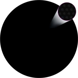 vidaXL Cubierta De Piscina Pe Negra 300 Cm Vidaxl