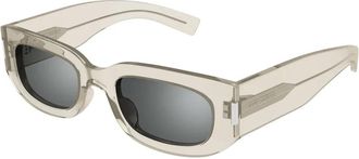 Saint Laurent Klassieke Eyewear SL 697 003 - unisex - Zonnebrillen - Beige - 51 MM - Accessoires