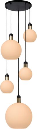 Netlighting JULIUS Dimmable Stylish Indoor Vintage Cluster Pendant Light 5xE27